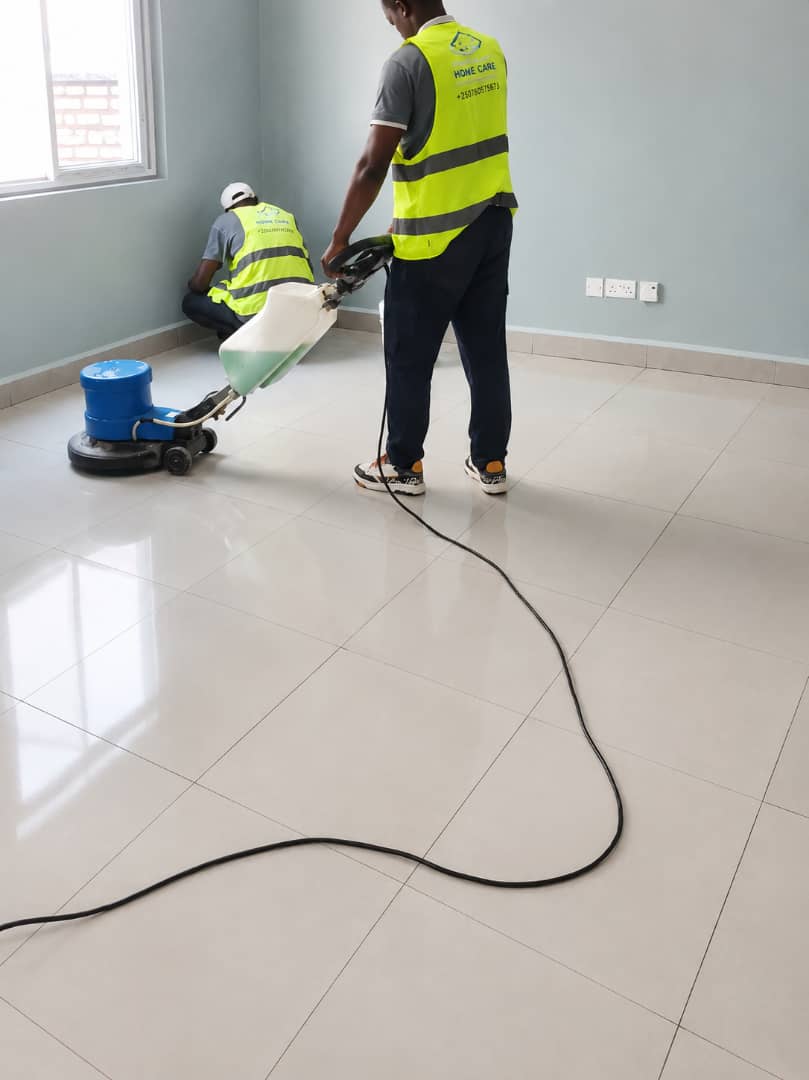 Floor Scrubbing & Polishing