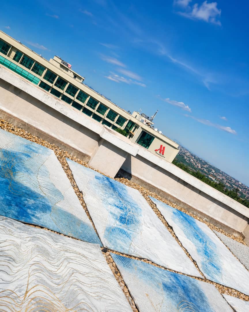 Rooftop Carpet Drying